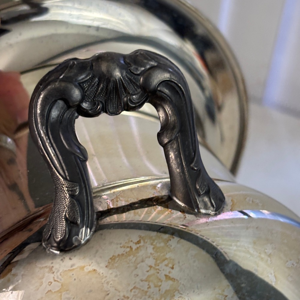Vintage Wm A Rogers Silverplate Champagne Ice Bucket American Airlines 10" - Picture 8 of 13